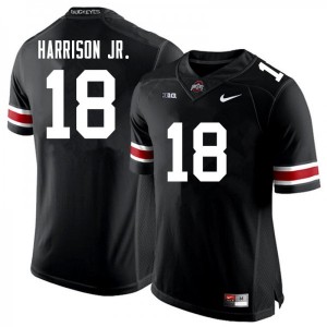 Men's Ohio State Buckeyes #18 Marvin Harrison Jr. Black College Mens Jersey 840990-223