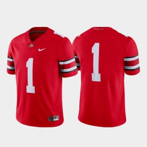Men's Ohio State Buckeyes #1 Scarlet College Football Limited Jersey 420341-269