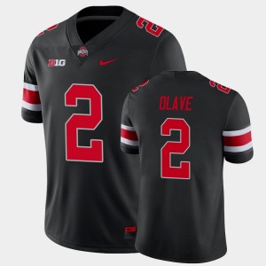 Men's Ohio State Buckeyes #2 Chris Olave Black Alternate Game College Football Jersey 318164-185