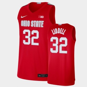 Men's Ohio State Buckeyes #32 E.J. Liddell Scarlet Basketball Alumni Limited Jersey 919753-797