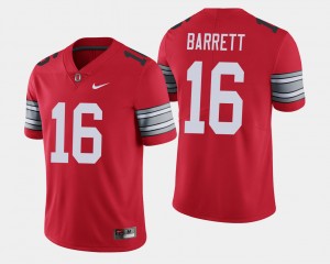 Men's Ohio State Buckeyes #16 J.T. Barrett Scarlet 2018 Spring Game Limited Jersey 899541-909