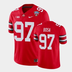 Men's Ohio State Buckeyes #97 Joey Bosa Scarlet College Football 2021 Sugar Bowl Jersey 688034-712