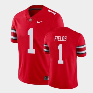 Men's Ohio State Buckeyes #1 Justin Fields Scarlet Game College Football Jersey 733734-245