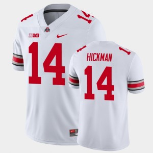 Men's Ohio State Buckeyes #14 Ronnie Hickman White Playoff Game College Football Jersey 900111-110