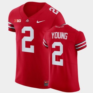Men's Ohio State Buckeyes #2 Chase Young All Scarlet Elite College Football Jersey 354736-635
