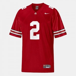 Youth Ohio State Buckeyes #2 Cris Carter Red College Football Jersey 217097-145