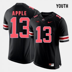 Youth Ohio State Buckeyes #13 Eli Apple Black College Football Jersey 873837-573