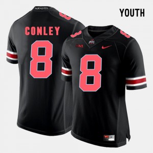 Youth Ohio State Buckeyes #8 Gareon Conley Black College Football Jersey 461590-964
