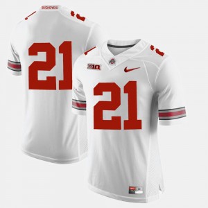Men's Ohio State Buckeyes #21 Parris Campbell White Alumni Football Game Jersey 152301-219