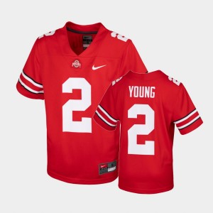 Youth Ohio State Buckeyes #2 Chase Young Scarlet Replica 2020 NFL Draft Jersey 898002-369