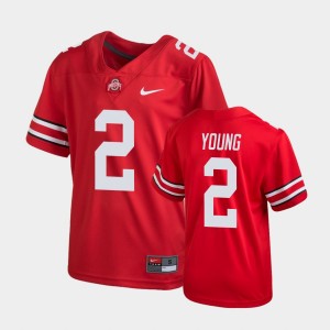 Youth Ohio State Buckeyes #2 Chase Young Scarlet Football Untouchable Jersey 139802-585